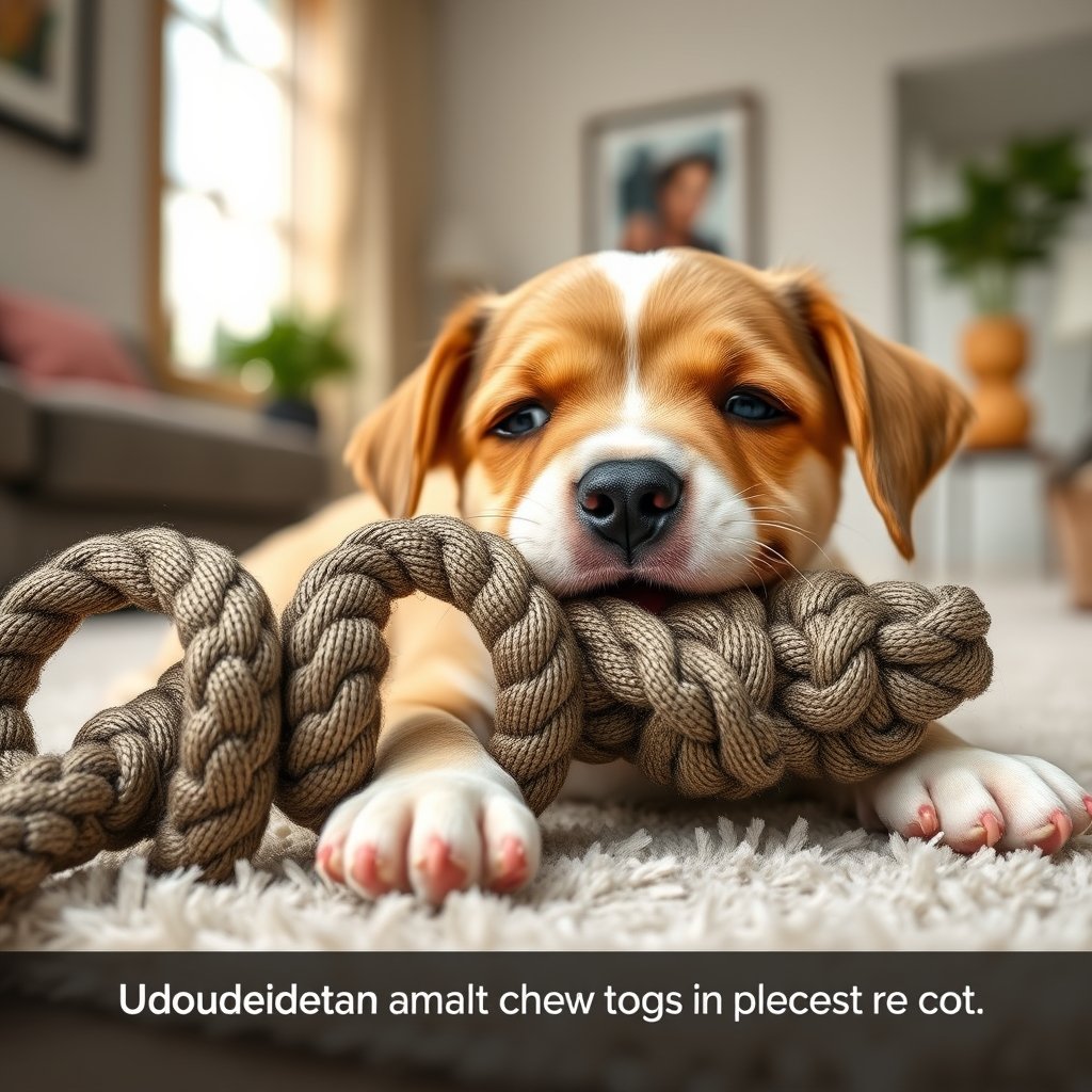 puppy chew in action