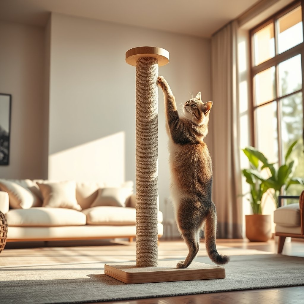 cat scratching product view