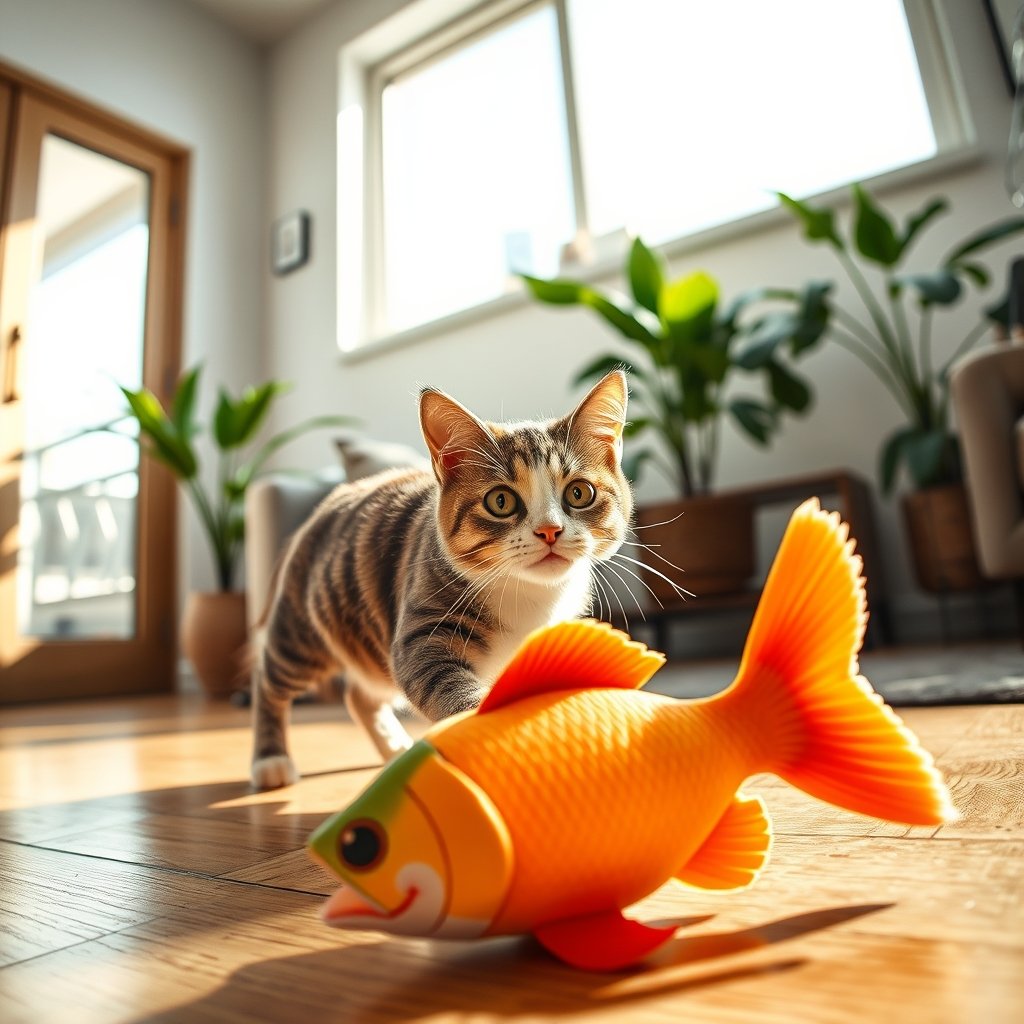 flopping fish product view