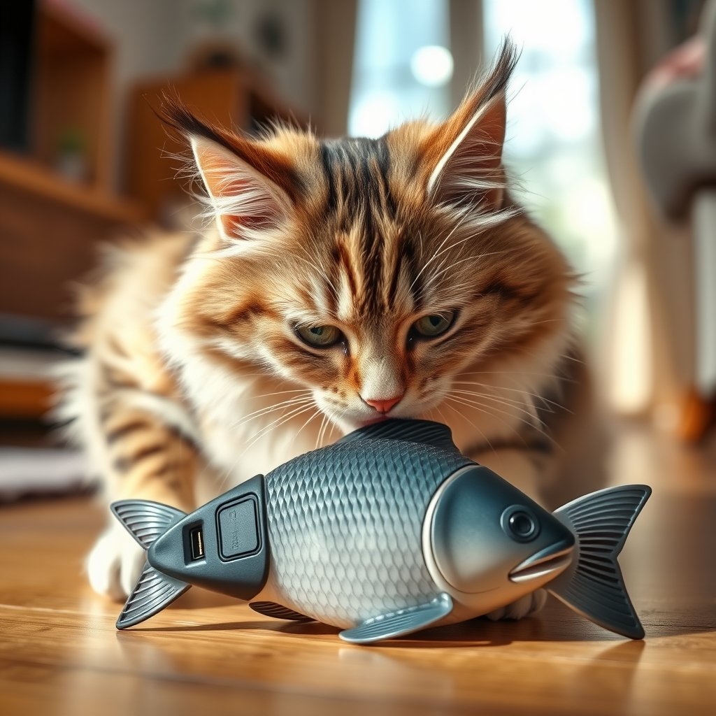 flopping fish in action