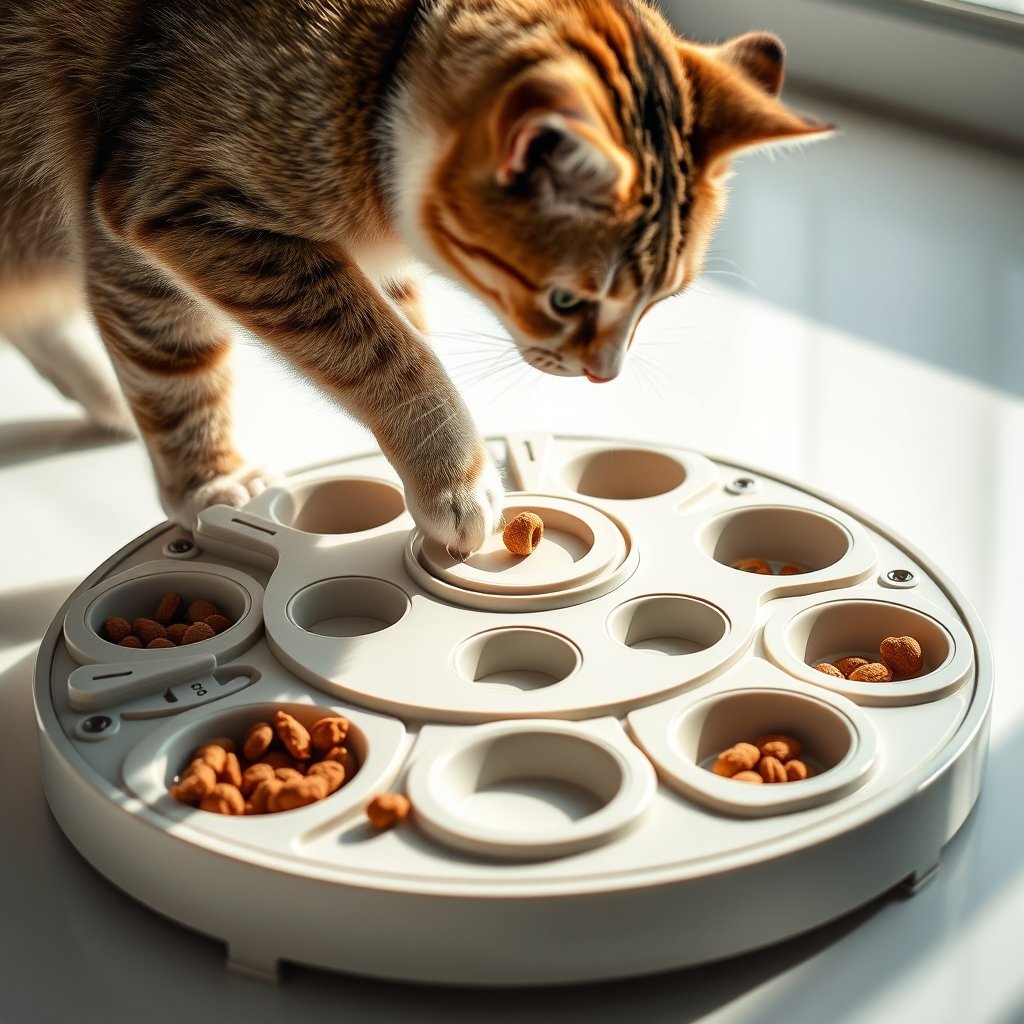 cat puzzle in action