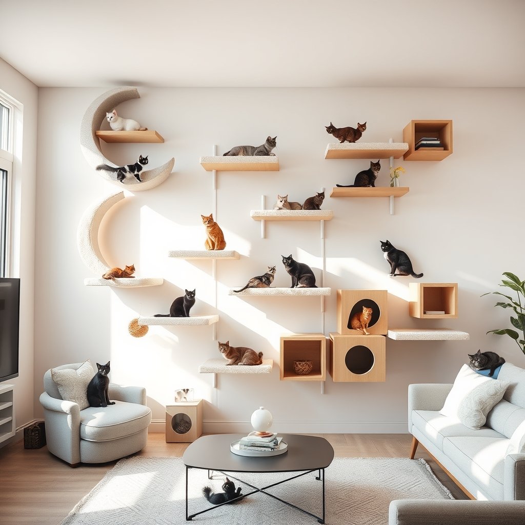 cat shelves product view
