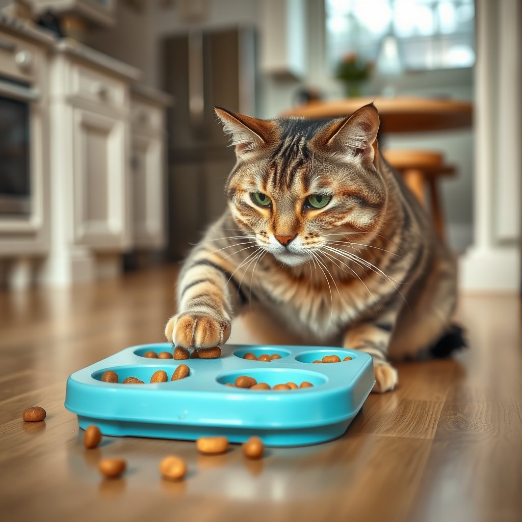 cat puzzle in action