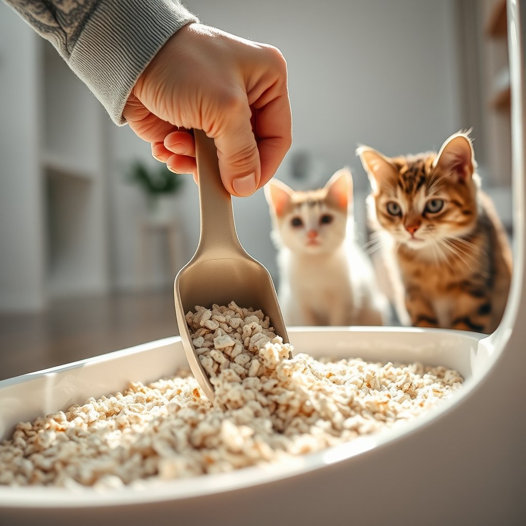 Cat Litter: 7 Ultimate Steps For Best Odor Control in 2026 2 cat litter in action